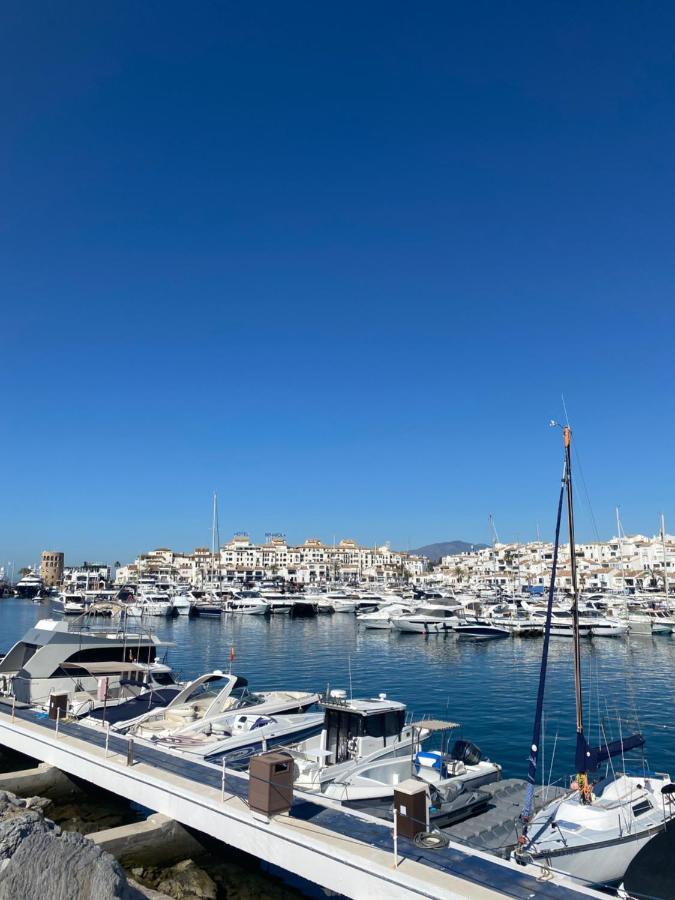 Exclusive Puerto Banus Beach Apartment Free Parking Wifi & Swimming Pool Marbella Kültér fotó